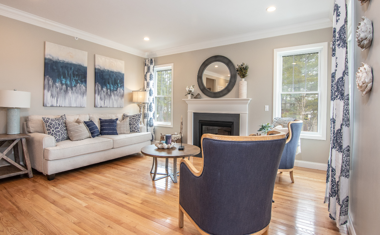 Pine Hills hardwood flooring in living room